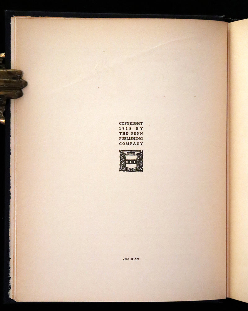 1919 Rare Book - Joan of Arc, The Warrior Maid Illustrated by Frank E. Schoonover.