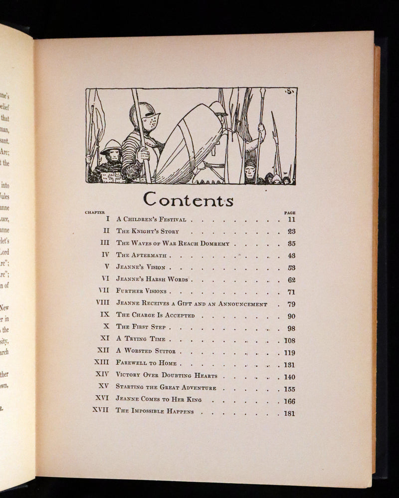 1919 Rare Book - Joan of Arc, The Warrior Maid Illustrated by Frank E. Schoonover.