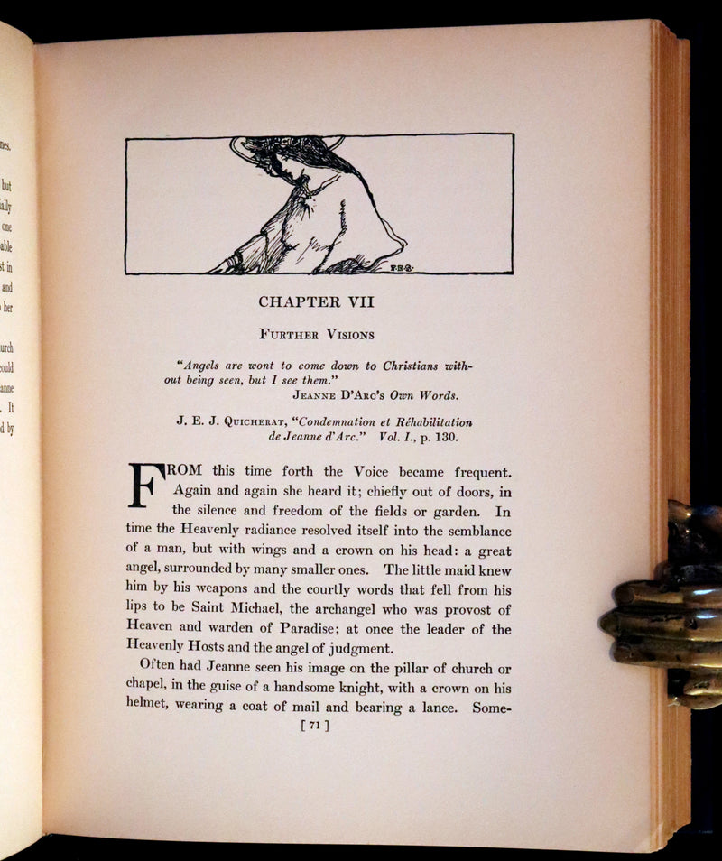 1919 Rare Book - Joan of Arc, The Warrior Maid Illustrated by Frank E. Schoonover.
