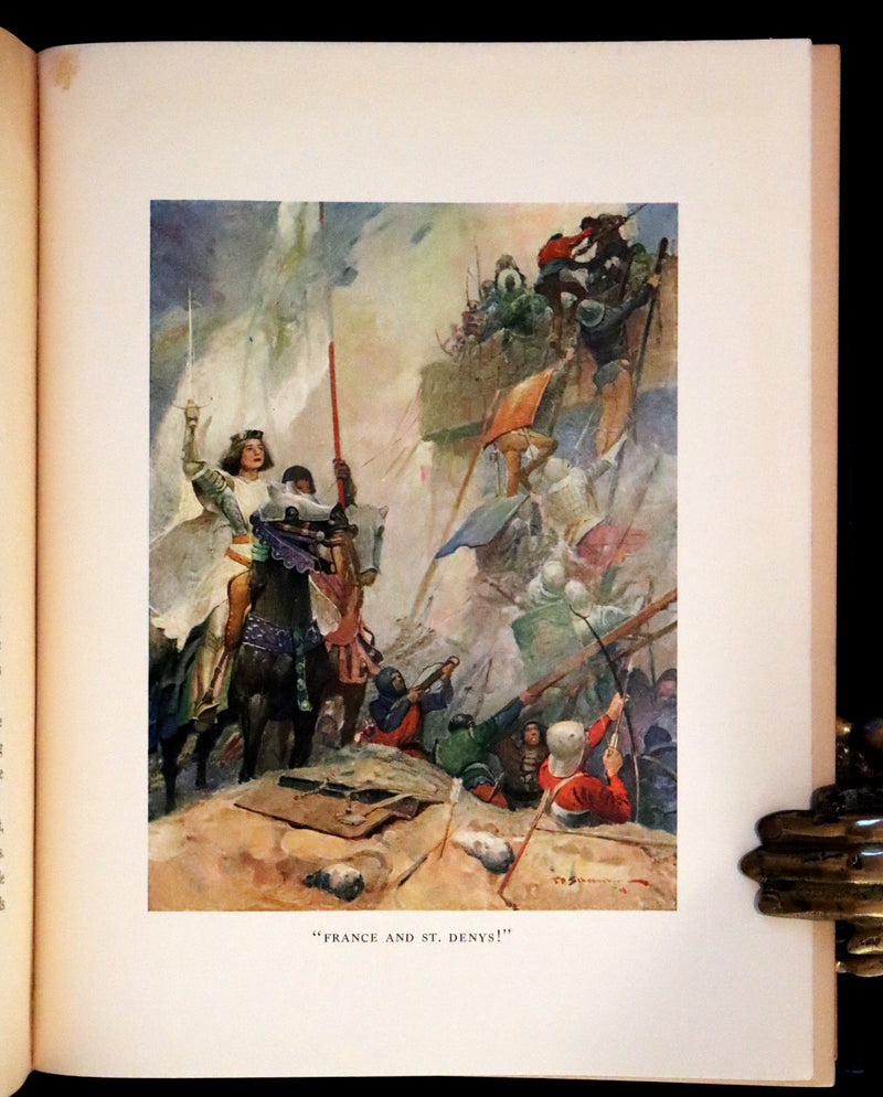 1919 Rare Book - Joan of Arc, The Warrior Maid Illustrated by Frank E. Schoonover.