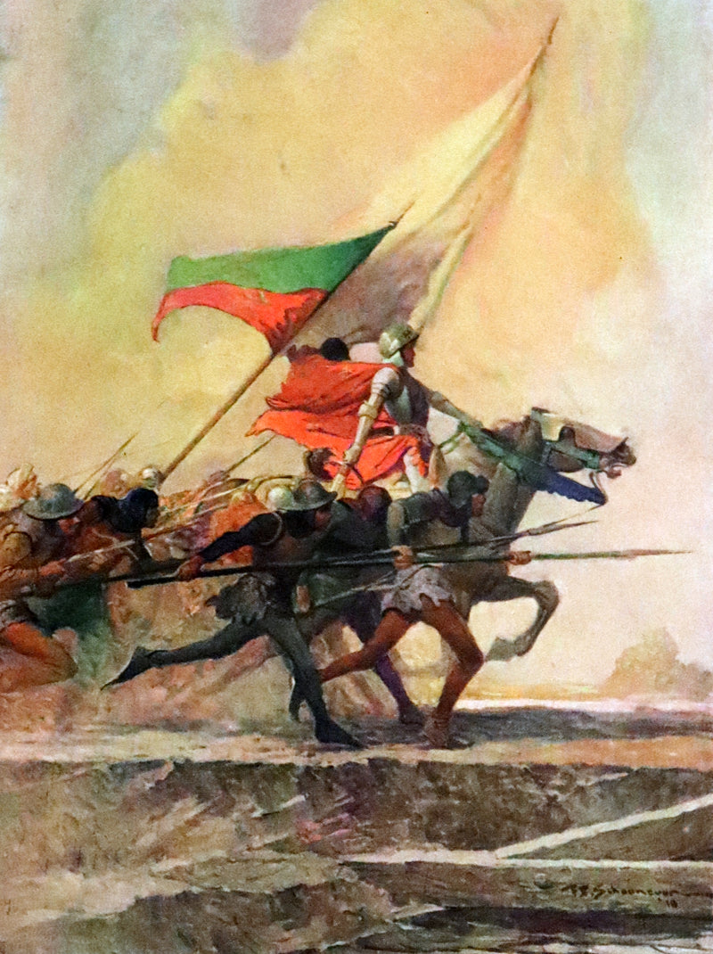 1919 Rare Book - Joan of Arc, The Warrior Maid Illustrated by Frank E. Schoonover.