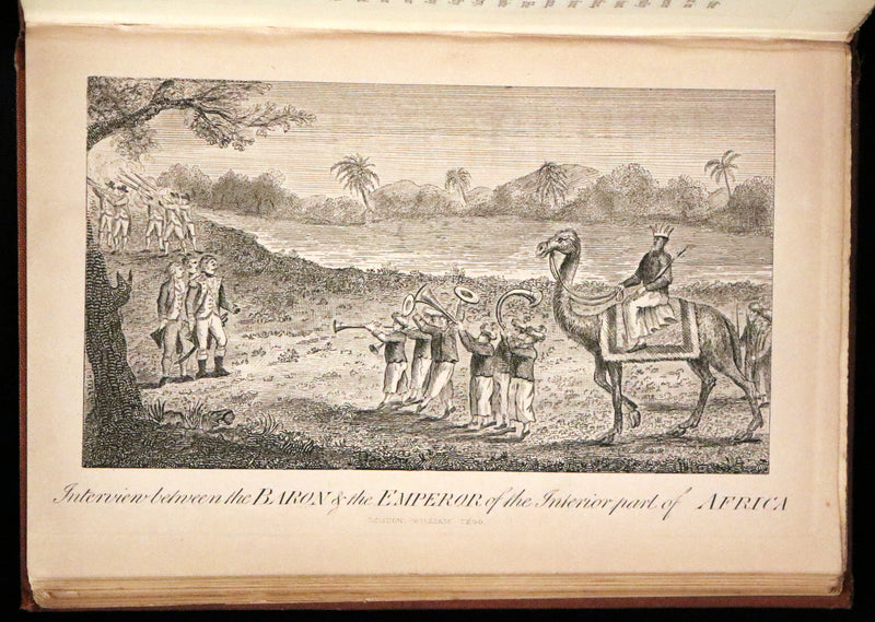 1868 Rare Book - The Travels and Surprising Adventures of Baron MUNCHAUSEN. Illustrated by Cruikshank.