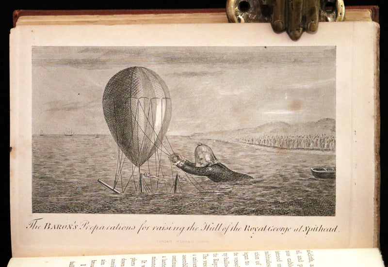 1868 Rare Book - The Travels and Surprising Adventures of Baron MUNCHAUSEN. Illustrated by Cruikshank.