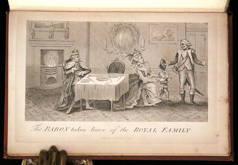 1868 Rare Book - The Travels and Surprising Adventures of Baron MUNCHAUSEN. Illustrated by Cruikshank.