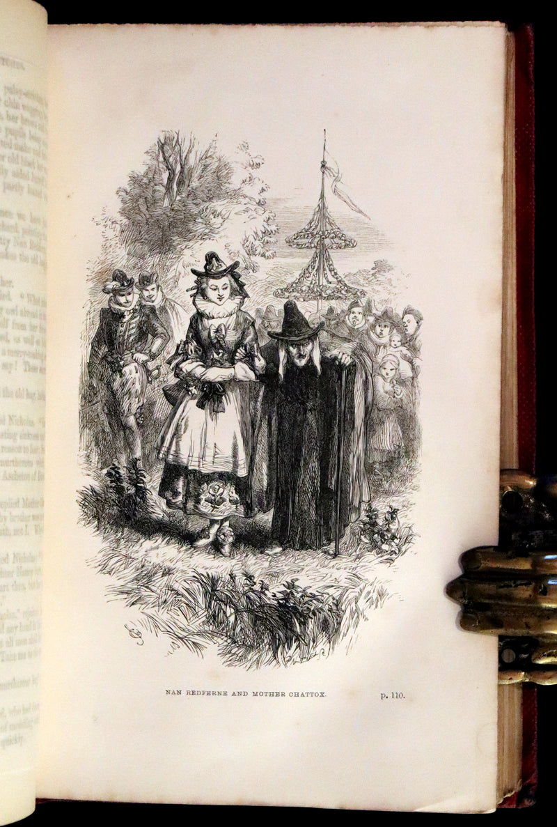 1854 Scarce Illustrated Edition - THE LANCASHIRE WITCHES. A Romance Of Pendle Forest.