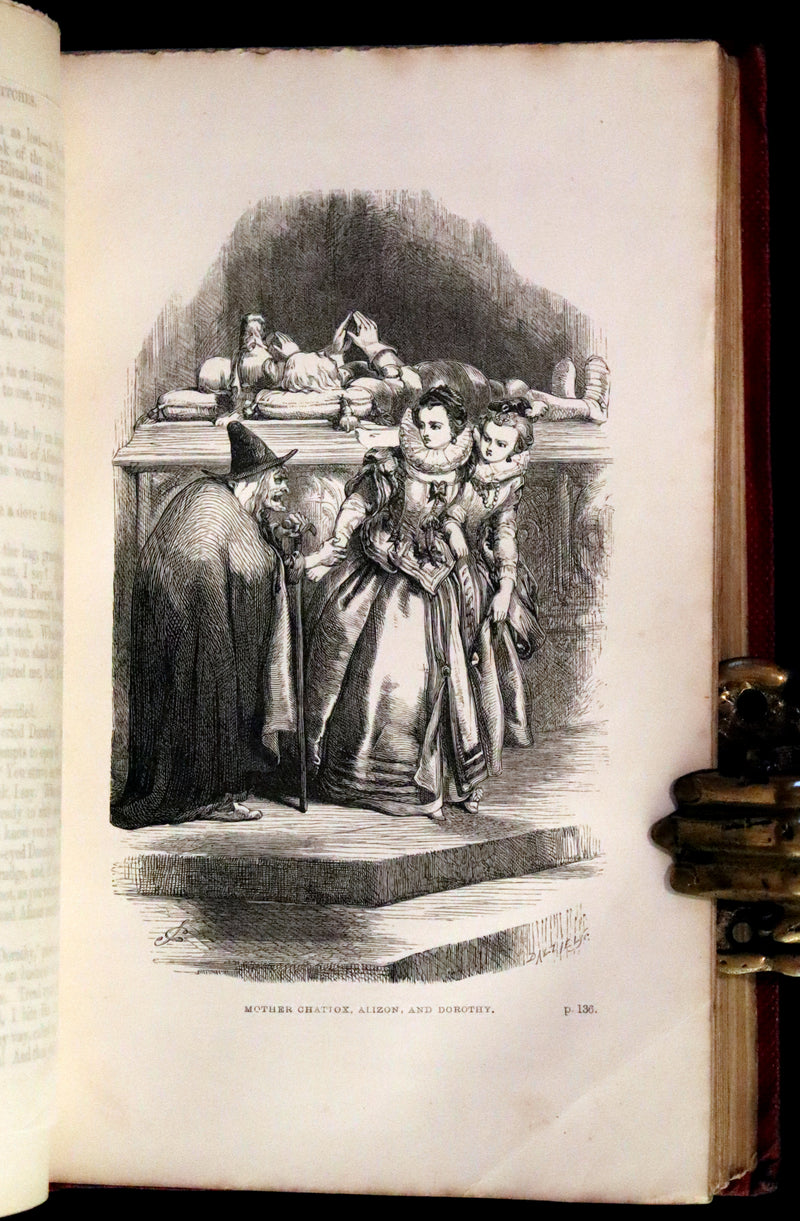 1854 Scarce Illustrated Edition - THE LANCASHIRE WITCHES. A Romance Of Pendle Forest.