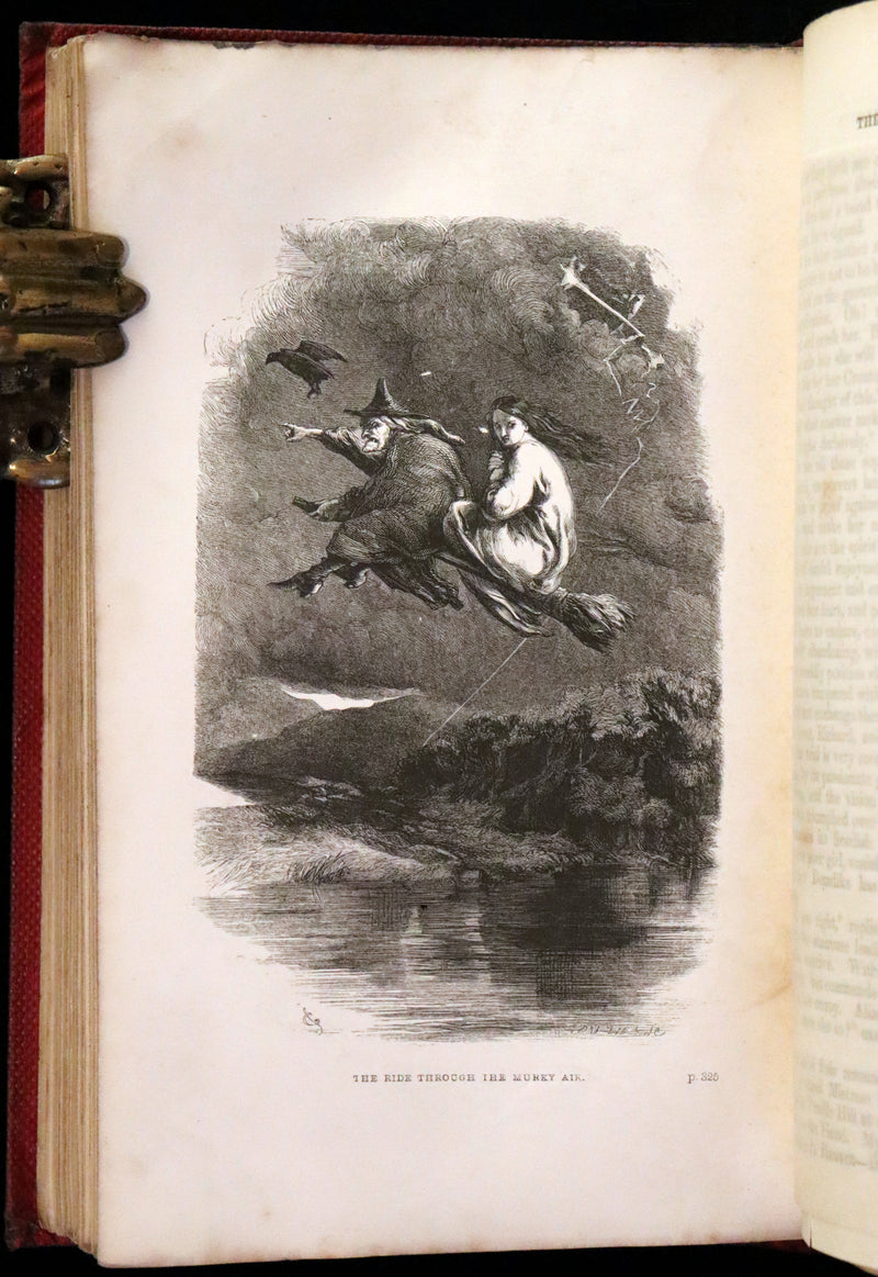 1854 Scarce Illustrated Edition - THE LANCASHIRE WITCHES. A Romance Of Pendle Forest.