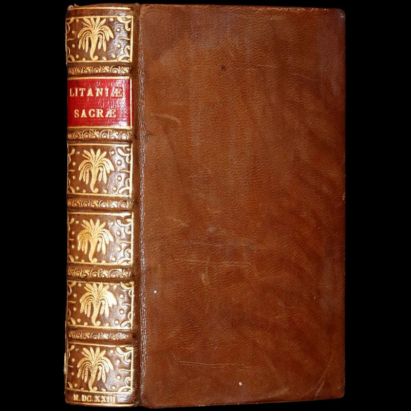 1624 Rare Latin Book - Litaniae Sacrae Illustrated by Thomas de Leu & Jacob de Weert.