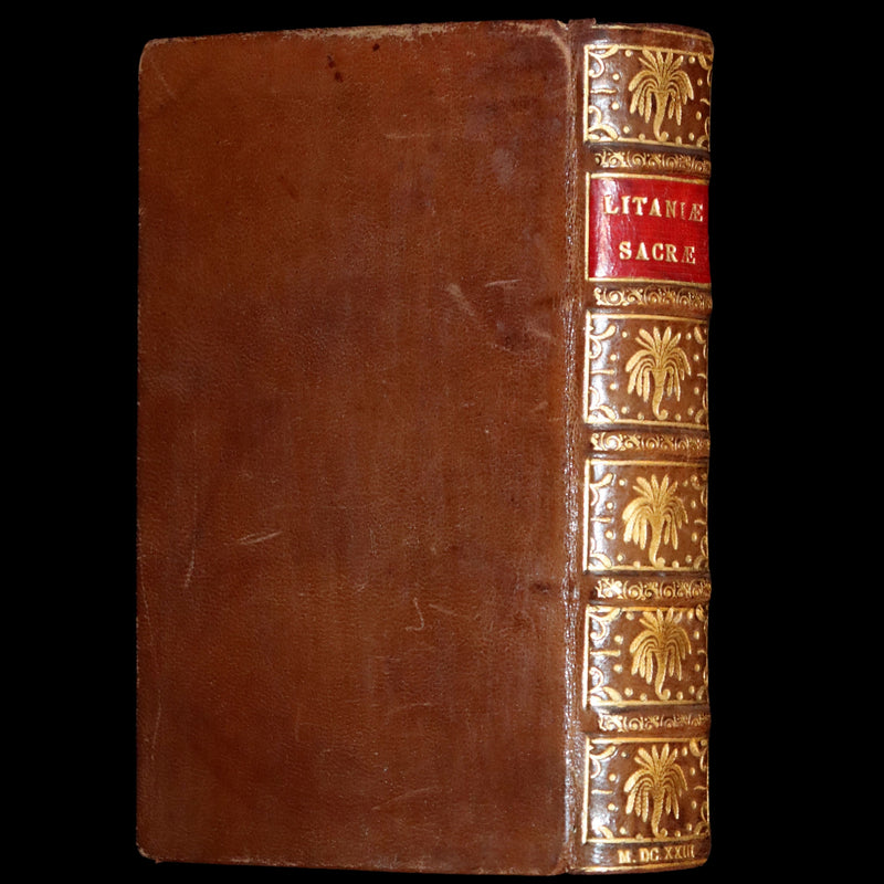 1624 Rare Latin Book - Litaniae Sacrae Illustrated by Thomas de Leu & Jacob de Weert.