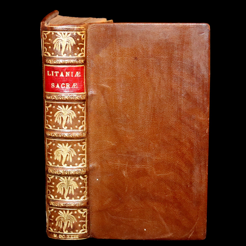 1624 Rare Latin Book - Litaniae Sacrae Illustrated by Thomas de Leu & Jacob de Weert.