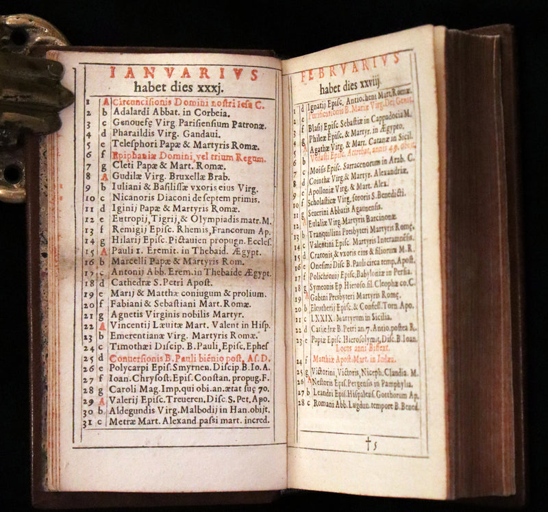 1624 Rare Latin Book - Litaniae Sacrae Illustrated by Thomas de Leu & Jacob de Weert.