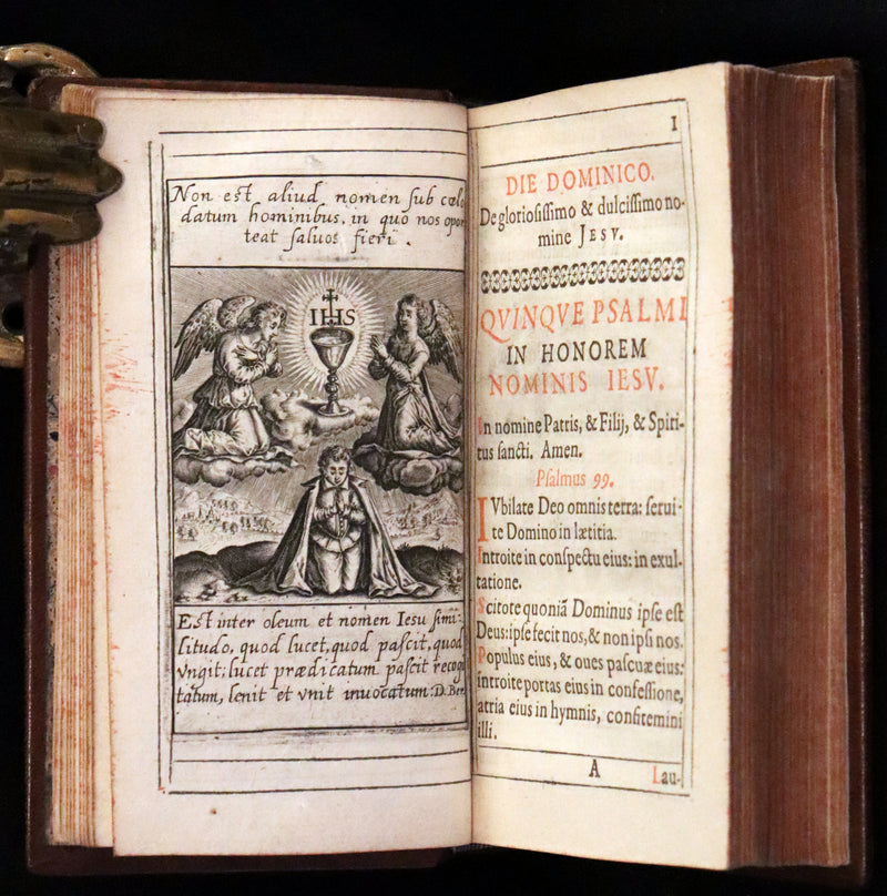 1624 Rare Latin Book - Litaniae Sacrae Illustrated by Thomas de Leu & Jacob de Weert.
