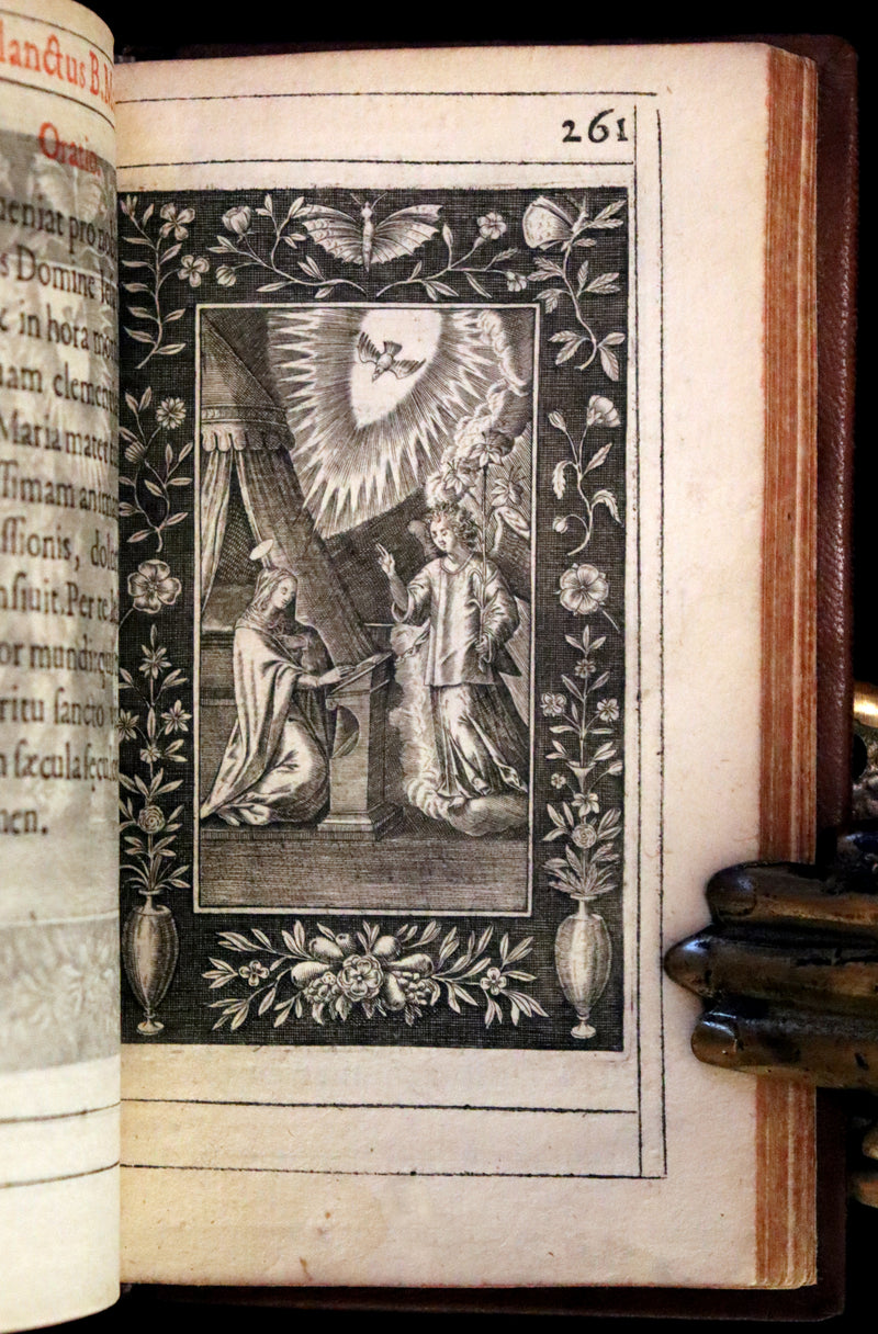 1624 Rare Latin Book - Litaniae Sacrae Illustrated by Thomas de Leu & Jacob de Weert.