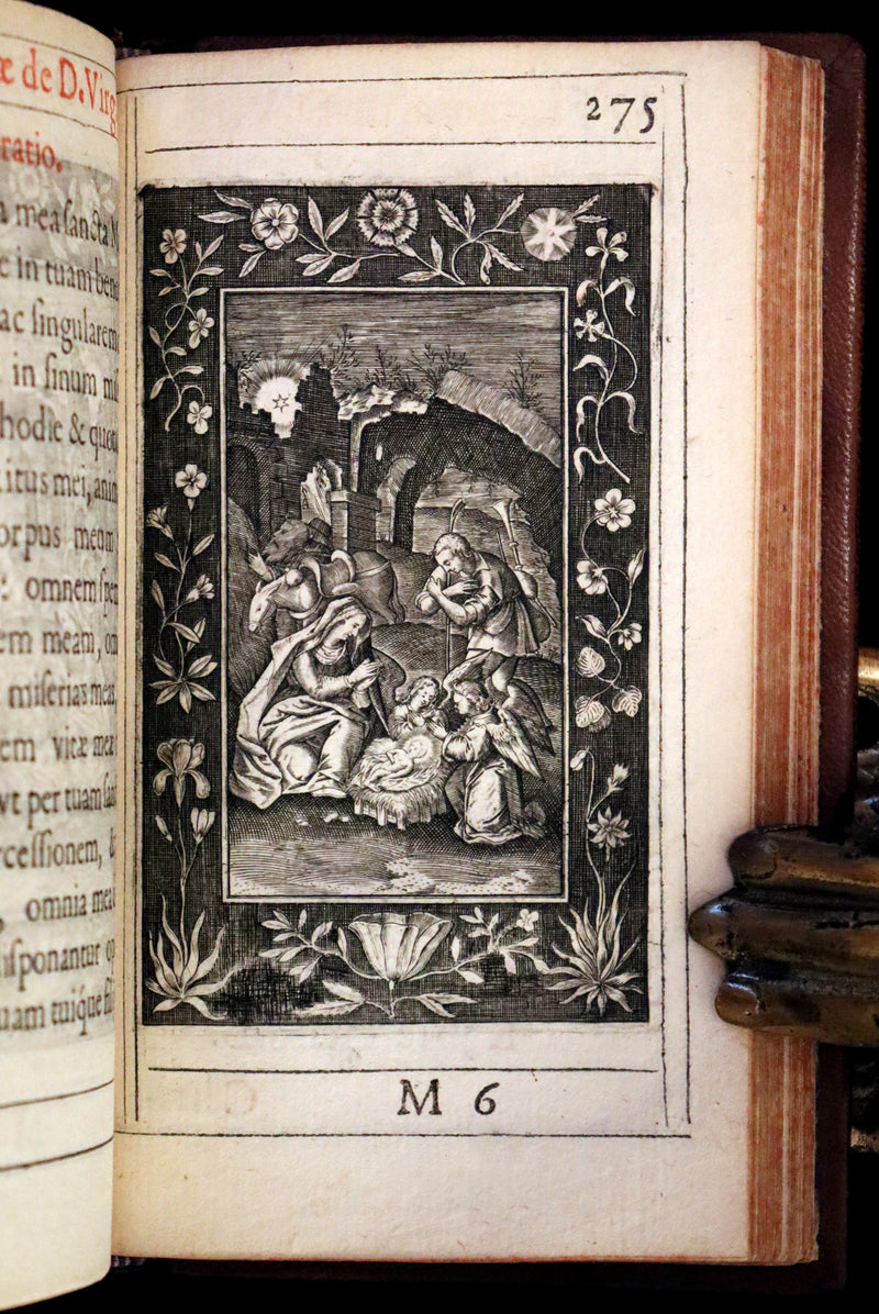 1624 Rare Latin Book - Litaniae Sacrae Illustrated by Thomas de Leu & Jacob de Weert.