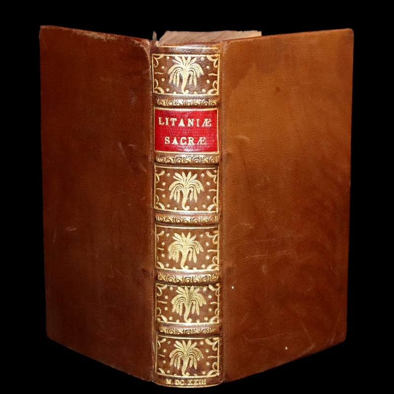 1624 Rare Latin Book - Litaniae Sacrae Illustrated by Thomas de Leu & Jacob de Weert.