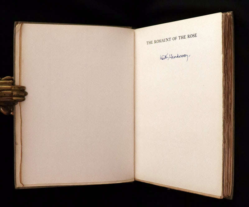 1911 First Illustrated Edition SIGNED by Keith Henderson - The Romaunt of the Rose by Chaucer. A Medieval Poem.