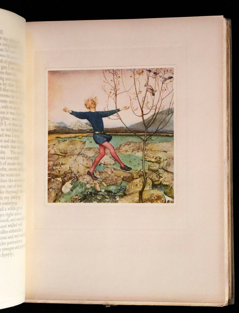 1911 First Illustrated Edition SIGNED by Keith Henderson - The Romaunt of the Rose by Chaucer. A Medieval Poem.