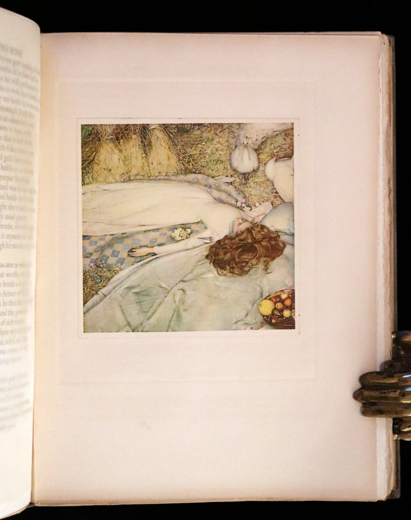 1911 First Illustrated Edition SIGNED by Keith Henderson - The Romaunt of the Rose by Chaucer. A Medieval Poem.