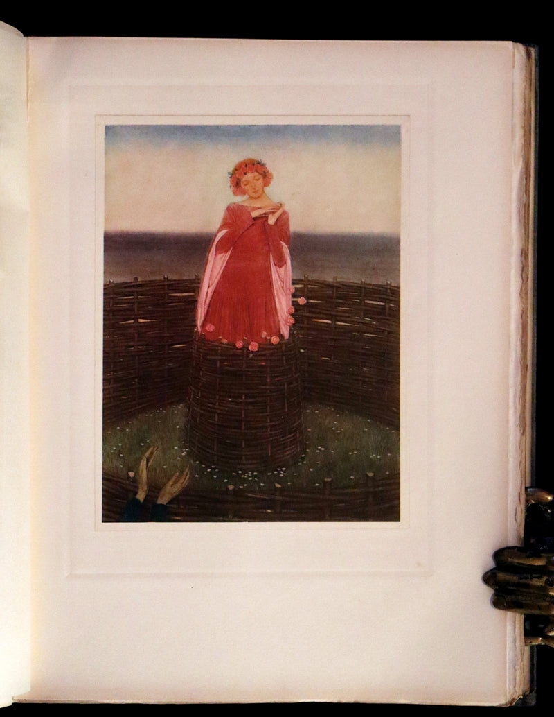 1911 First Illustrated Edition SIGNED by Keith Henderson - The Romaunt of the Rose by Chaucer. A Medieval Poem.