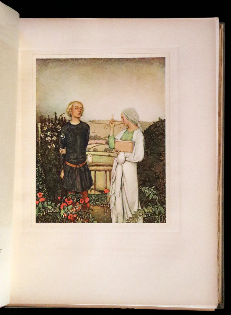 1911 First Illustrated Edition SIGNED by Keith Henderson - The Romaunt of the Rose by Chaucer. A Medieval Poem.