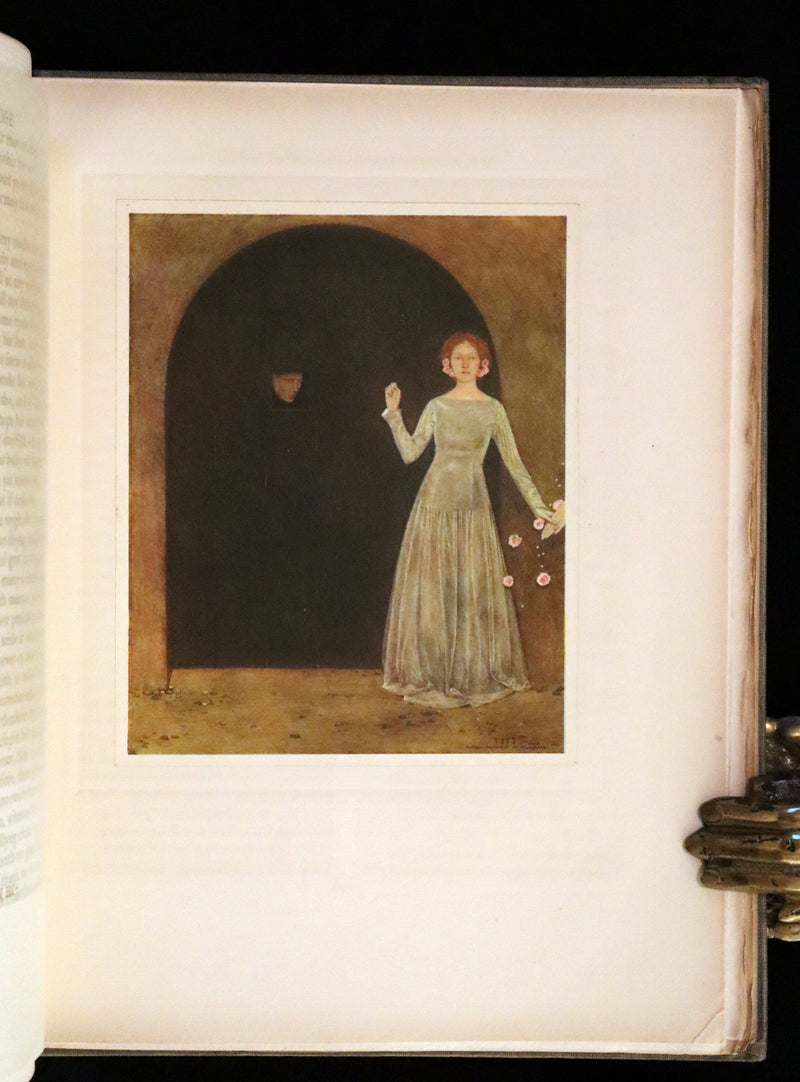 1911 First Illustrated Edition SIGNED by Keith Henderson - The Romaunt of the Rose by Chaucer. A Medieval Poem.