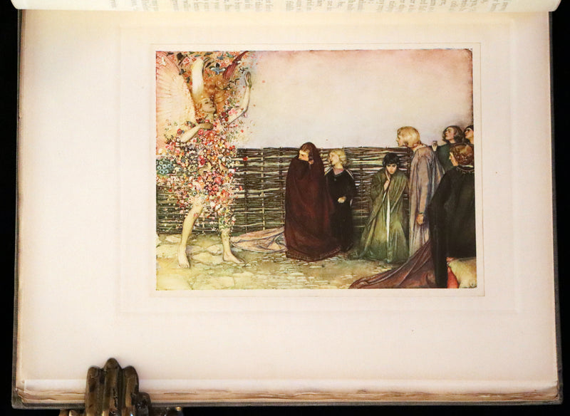 1911 First Illustrated Edition SIGNED by Keith Henderson - The Romaunt of the Rose by Chaucer. A Medieval Poem.