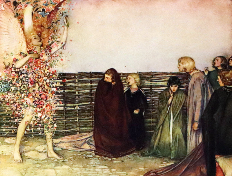 1911 First Illustrated Edition SIGNED by Keith Henderson - The Romaunt of the Rose by Chaucer. A Medieval Poem.