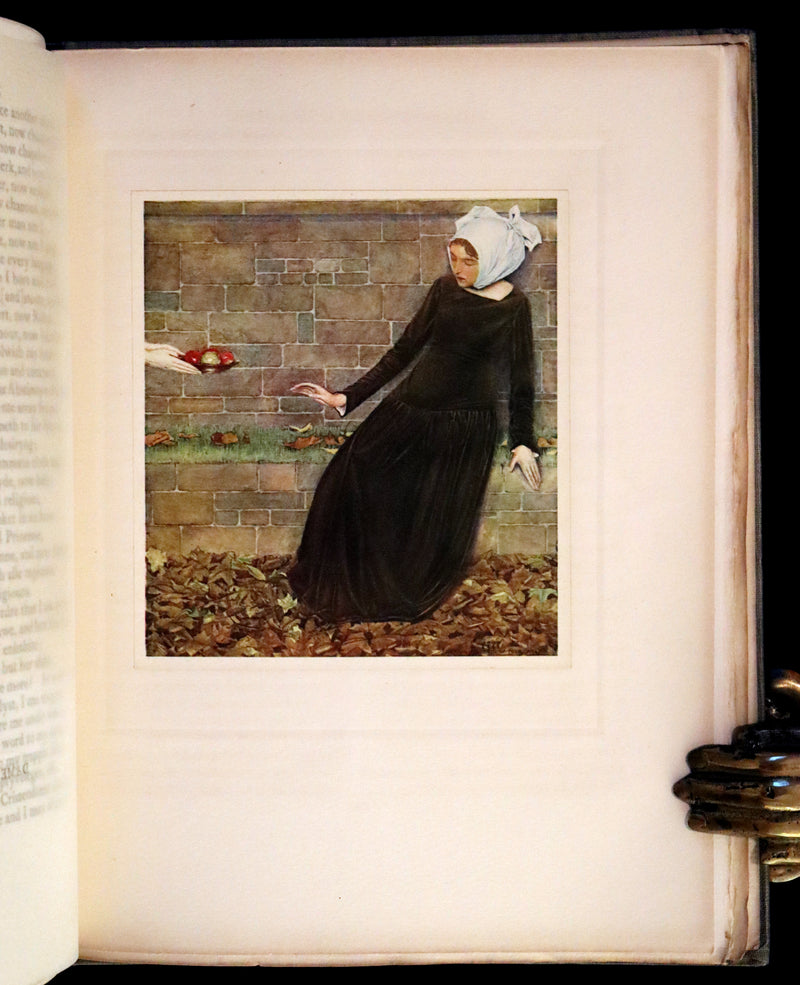 1911 First Illustrated Edition SIGNED by Keith Henderson - The Romaunt of the Rose by Chaucer. A Medieval Poem.