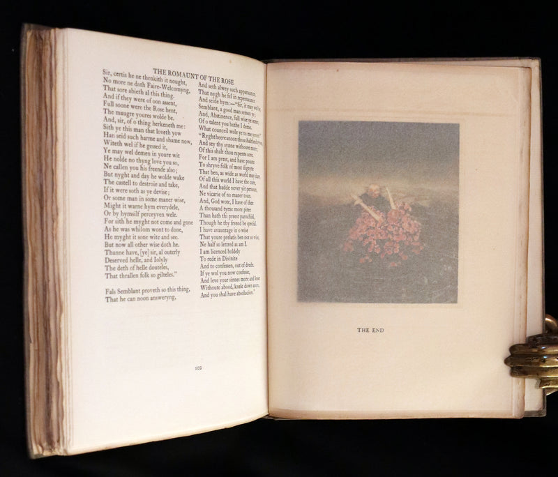 1911 First Illustrated Edition SIGNED by Keith Henderson - The Romaunt of the Rose by Chaucer. A Medieval Poem.