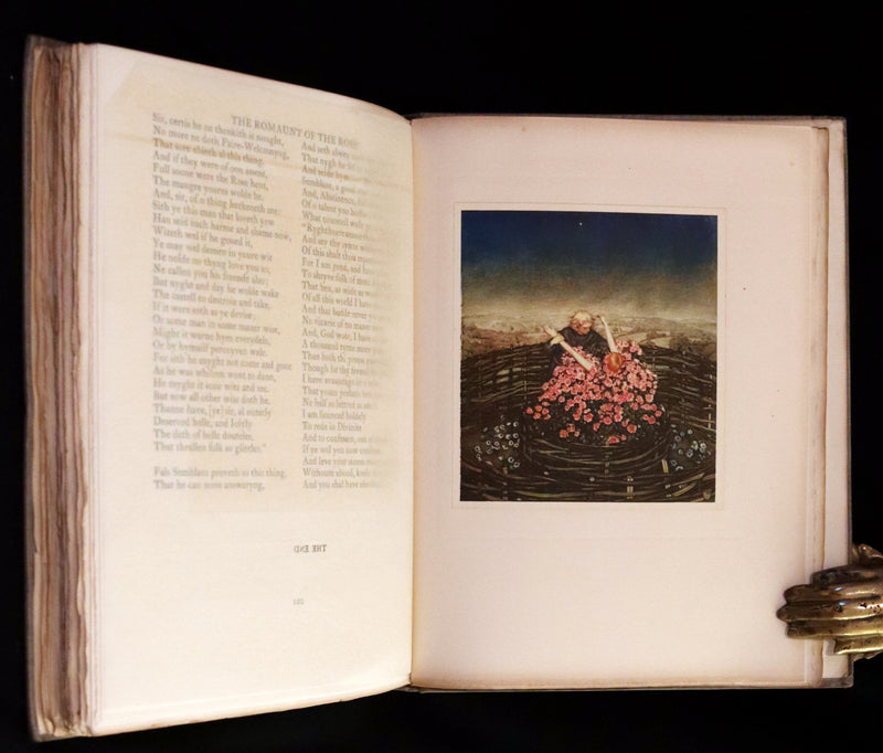 1911 First Illustrated Edition SIGNED by Keith Henderson - The Romaunt of the Rose by Chaucer. A Medieval Poem.