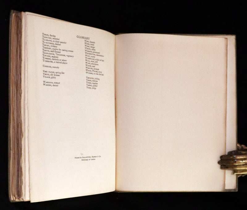 1911 First Illustrated Edition SIGNED by Keith Henderson - The Romaunt of the Rose by Chaucer. A Medieval Poem.
