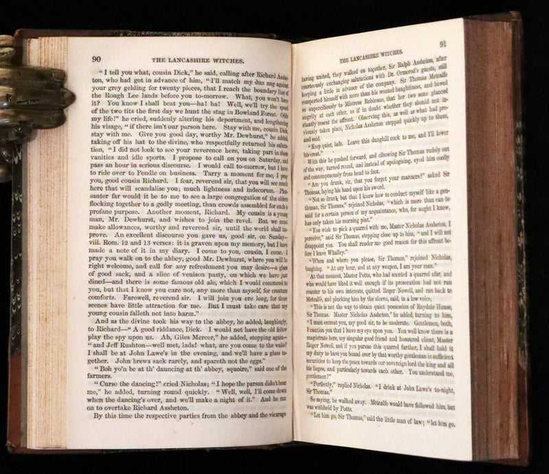 1851 Scarce Early Edition - THE LANCASHIRE WITCHES. A Romance Of Pendle Forest.