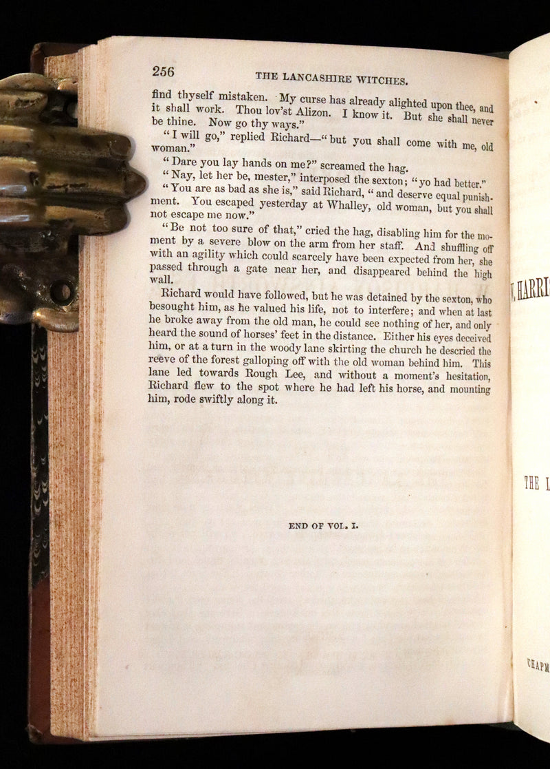1851 Scarce Early Edition - THE LANCASHIRE WITCHES. A Romance Of Pendle Forest.