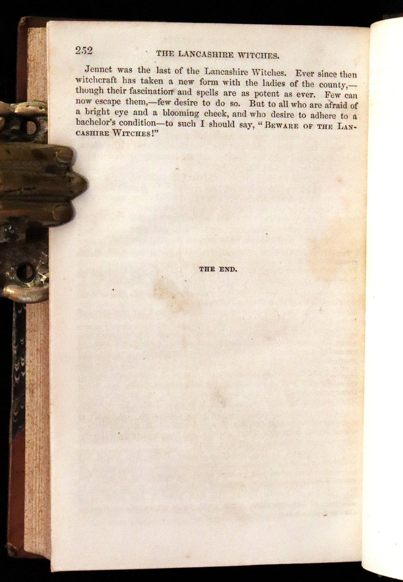 1851 Scarce Early Edition - THE LANCASHIRE WITCHES. A Romance Of Pendle Forest.