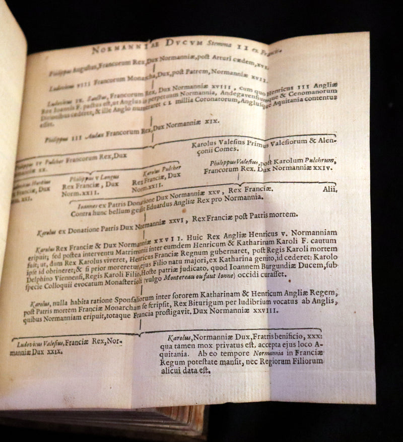 1636 Rare Geography Latin Book - P. Merulae Cosmographiae de Gallia on France with 25 Maps.