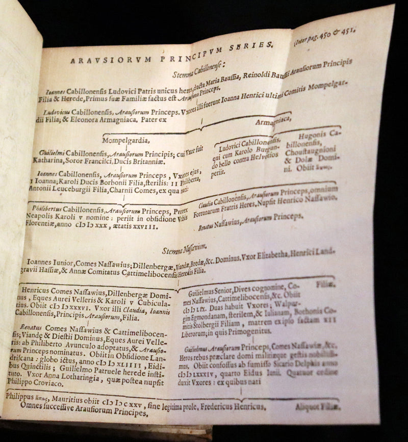 1636 Rare Geography Latin Book - P. Merulae Cosmographiae de Gallia on France with 25 Maps.