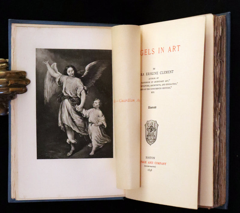1898 Rare First Edition - ANGELS in Art by Clara Erskine Clement.