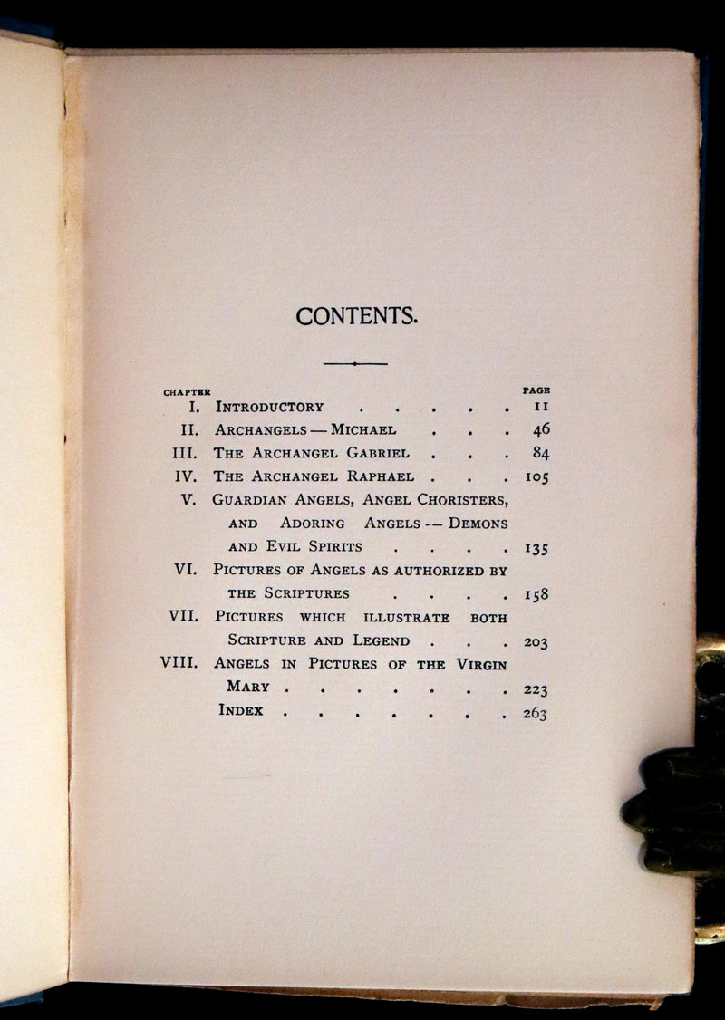 1898 Rare First Edition - ANGELS in Art by Clara Erskine Clement.