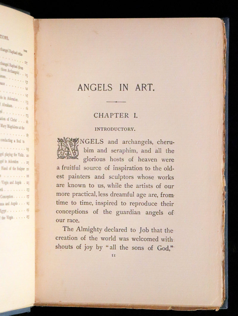 1898 Rare First Edition - ANGELS in Art by Clara Erskine Clement.