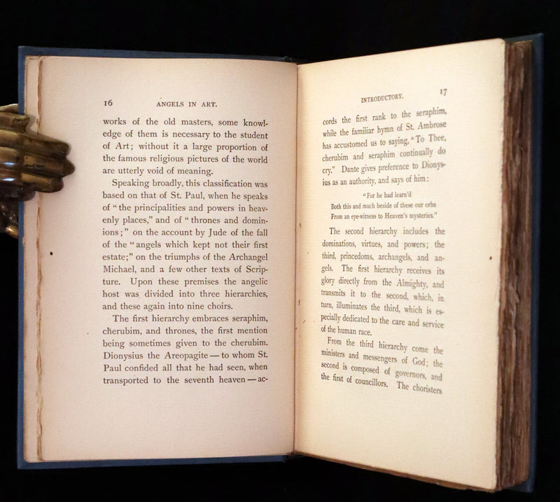 1898 Rare First Edition - ANGELS in Art by Clara Erskine Clement.