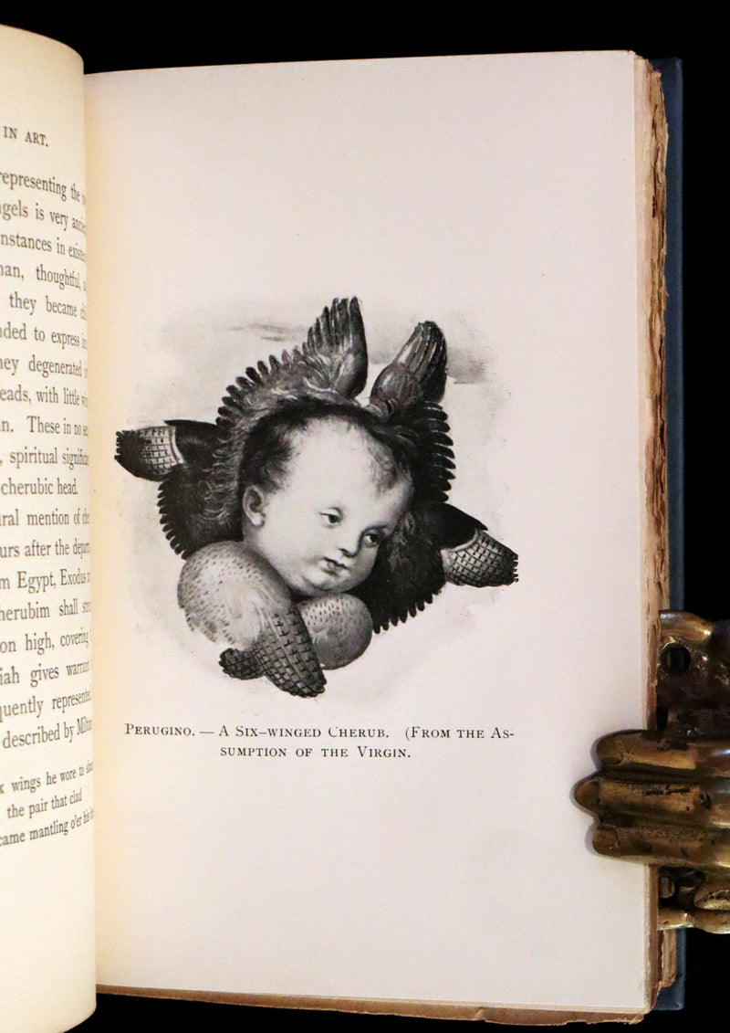 1898 Rare First Edition - ANGELS in Art by Clara Erskine Clement.