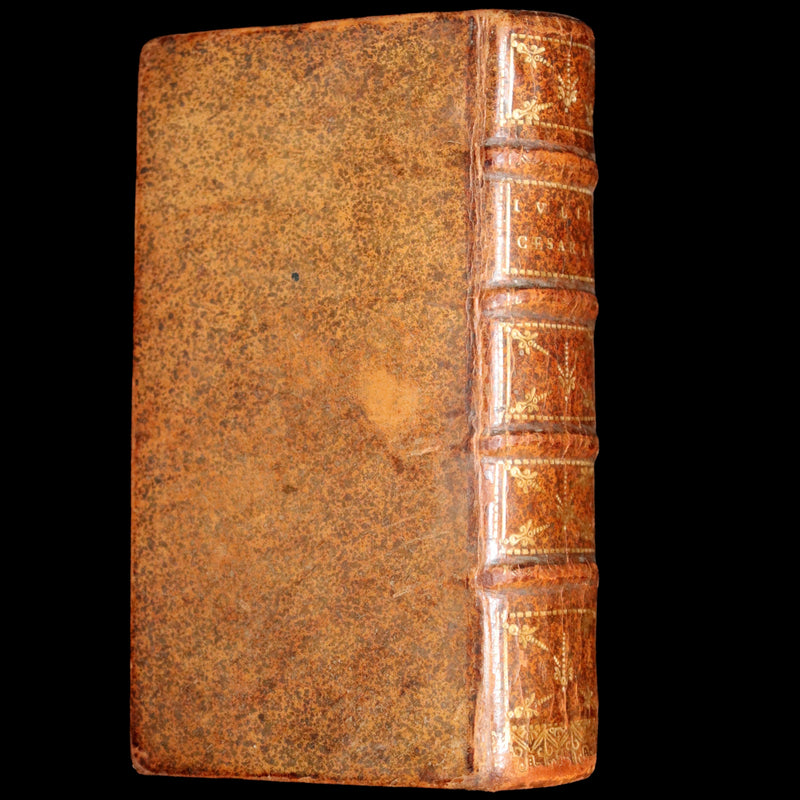 1685 Rare Latin Book - Works of Julius Caesar, The Gallic War, Civil War, &c.