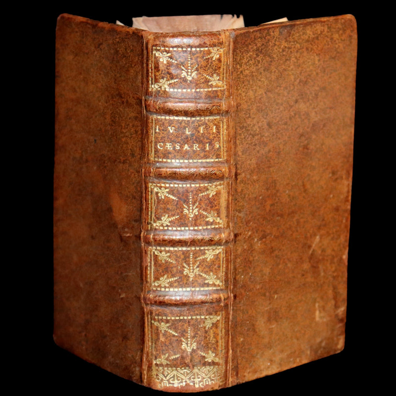 1685 Rare Latin Book - Works of Julius Caesar, The Gallic War, Civil War, &c.
