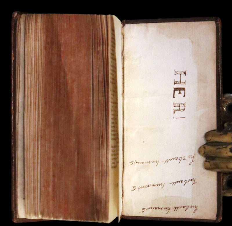 1685 Rare Latin Book - Works of Julius Caesar, The Gallic War, Civil War, &c.