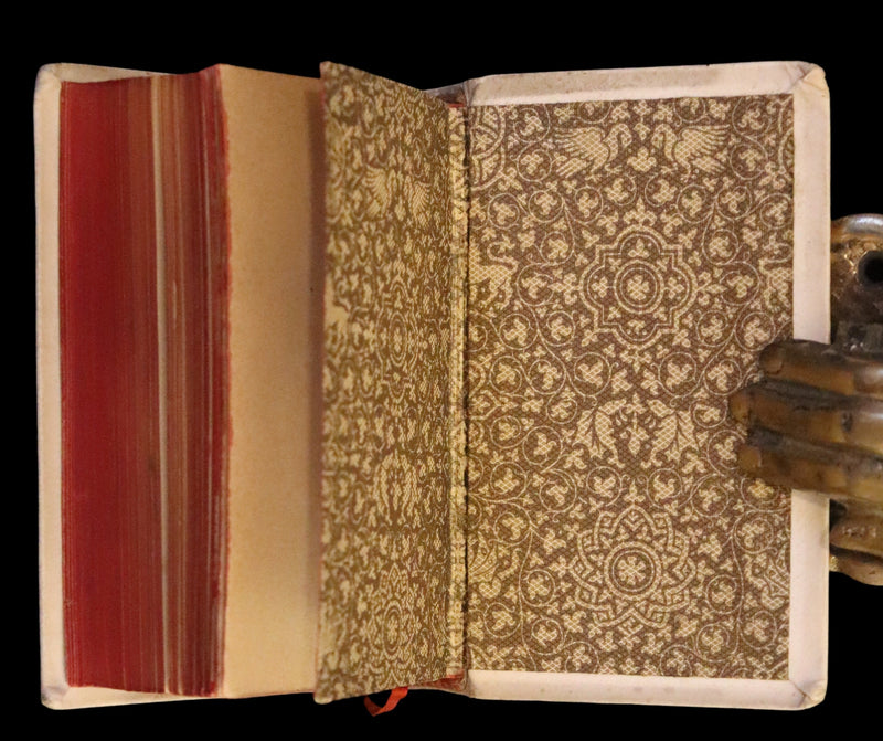 1890 Italian Vellum Book - La Divina Commedia di Dante Alighieri, Divine Comedy