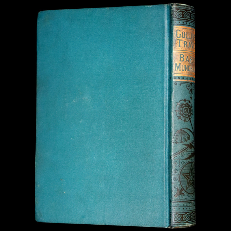1880 Rare Book - Gulliver's Travels Into Several Remote Nations of the World & Baron Munchausen, Illustrated.
