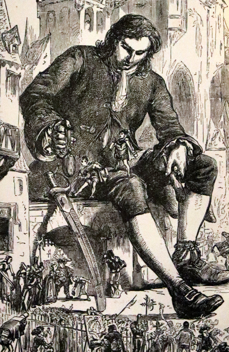 1880 Rare Book - Gulliver's Travels Into Several Remote Nations of the World & Baron Munchausen, Illustrated.