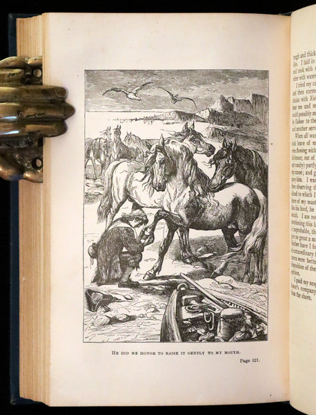 1880 Rare Book - Gulliver's Travels Into Several Remote Nations of the World & Baron Munchausen, Illustrated.
