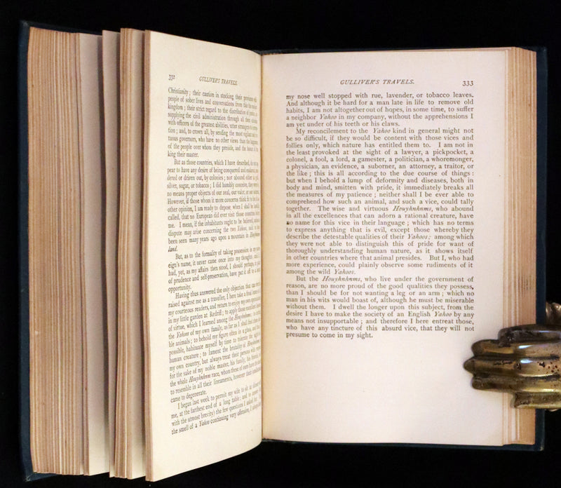 1880 Rare Book - Gulliver's Travels Into Several Remote Nations of the World & Baron Munchausen, Illustrated.