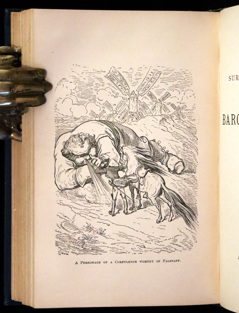 1880 Rare Book - Gulliver's Travels Into Several Remote Nations of the World & Baron Munchausen, Illustrated.